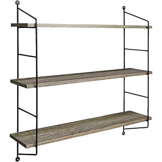 Sorbus 3-Tier Rustic Floating Shelf